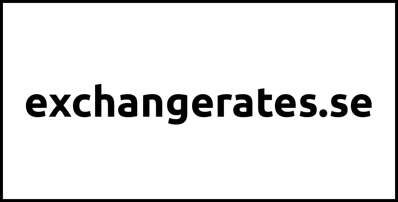 exchangerates.se