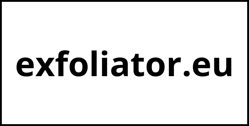 exfoliator.eu