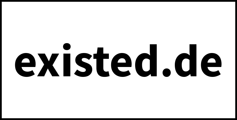 existed.de