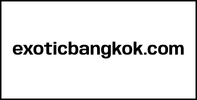 exoticbangkok.com