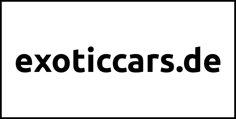 exoticcars.de