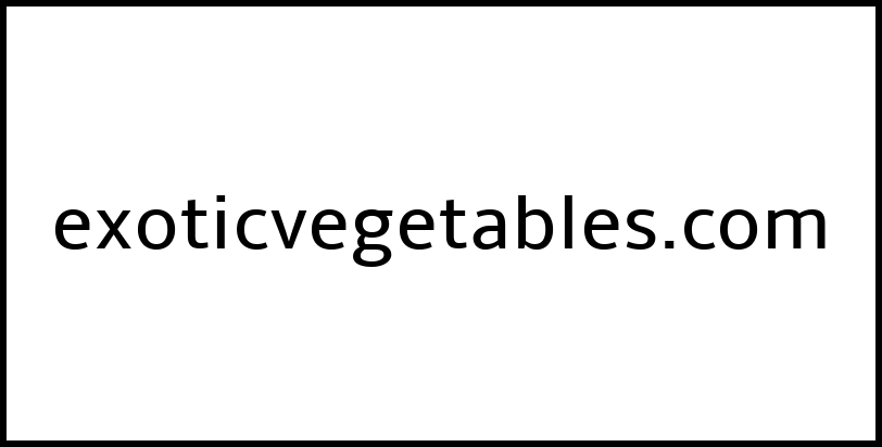 exoticvegetables.com