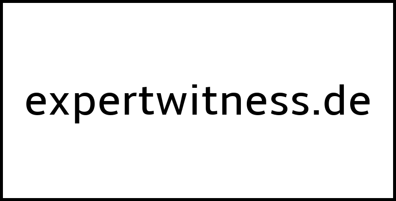 expertwitness.de