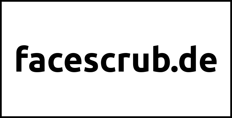 facescrub.de