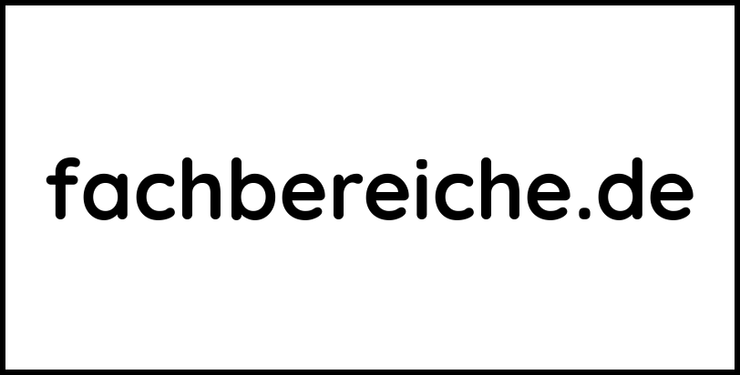 fachbereiche.de