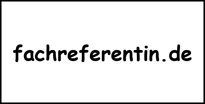 fachreferentin.de
