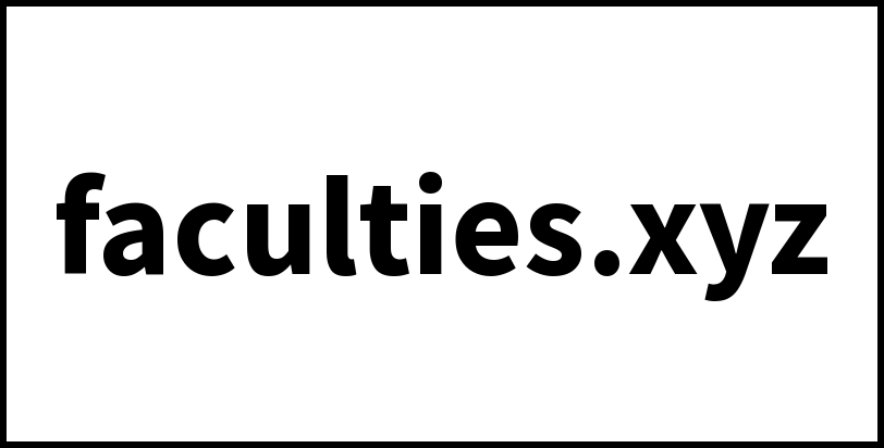 faculties.xyz