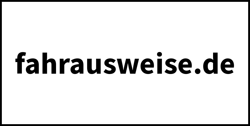 fahrausweise.de
