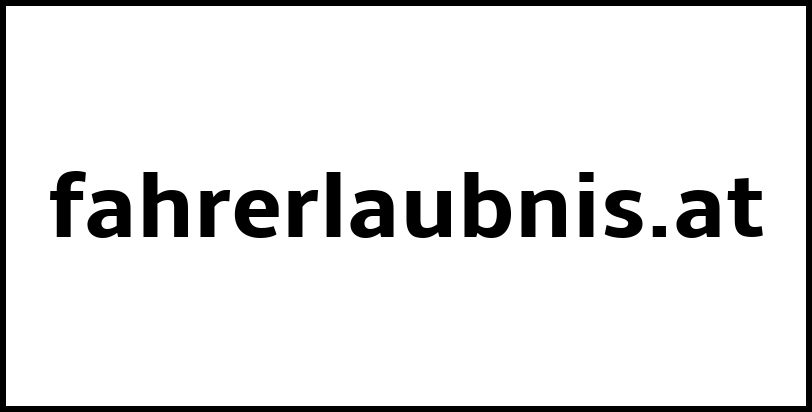 fahrerlaubnis.at