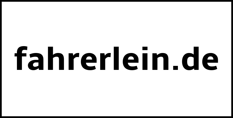 fahrerlein.de