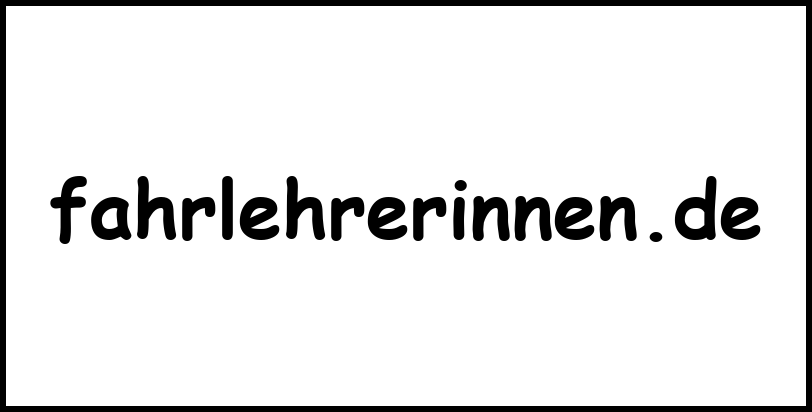 fahrlehrerinnen.de