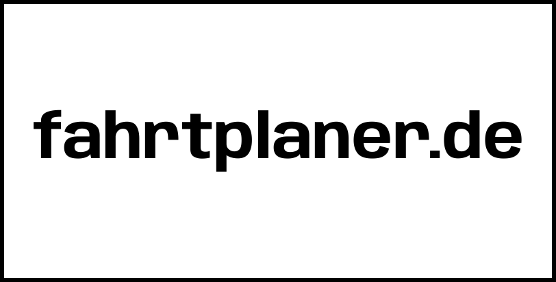 fahrtplaner.de