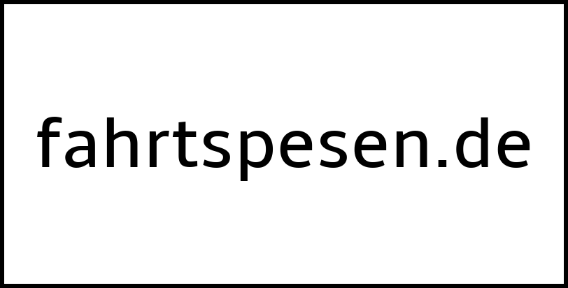 fahrtspesen.de