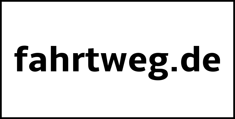 fahrtweg.de