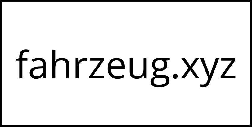 fahrzeug.xyz