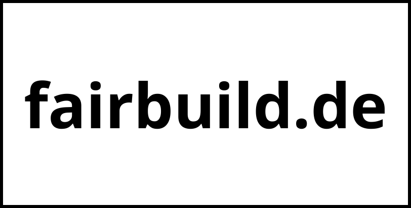 fairbuild.de