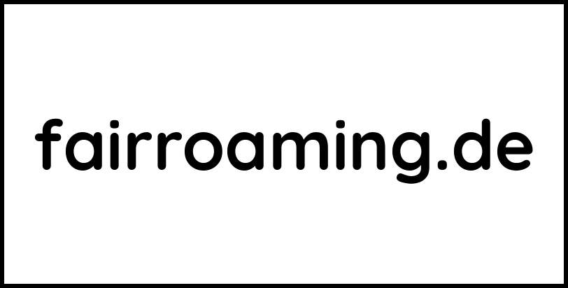 fairroaming.de