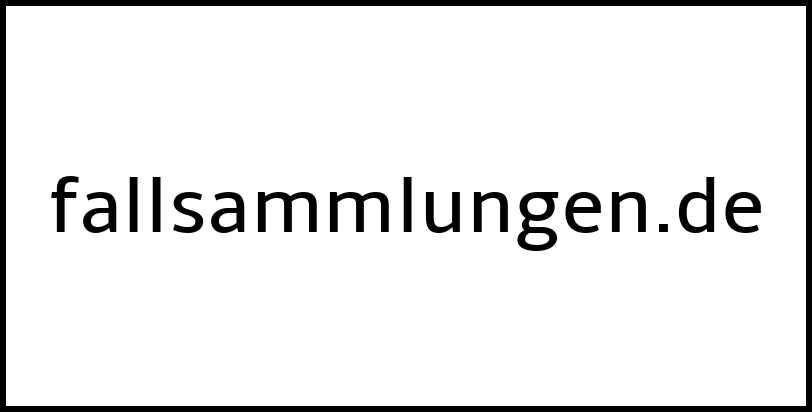 fallsammlungen.de