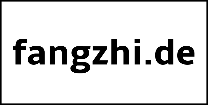 fangzhi.de