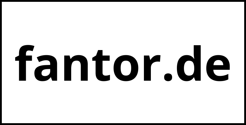 fantor.de