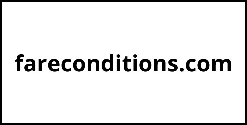 fareconditions.com