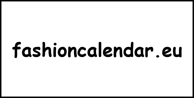 fashioncalendar.eu