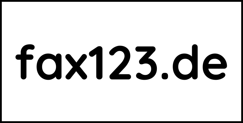 fax123.de
