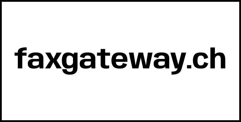 faxgateway.ch