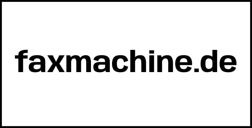 faxmachine.de