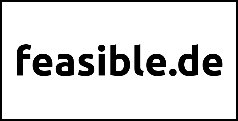 feasible.de