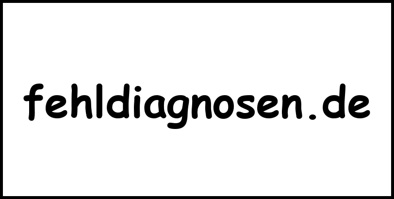 fehldiagnosen.de