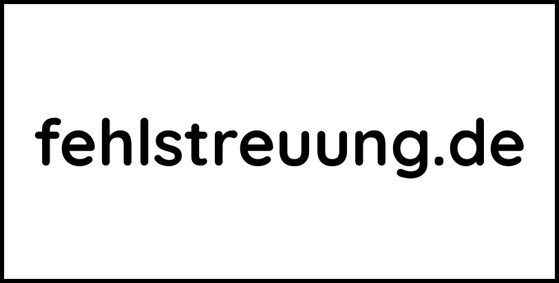 fehlstreuung.de