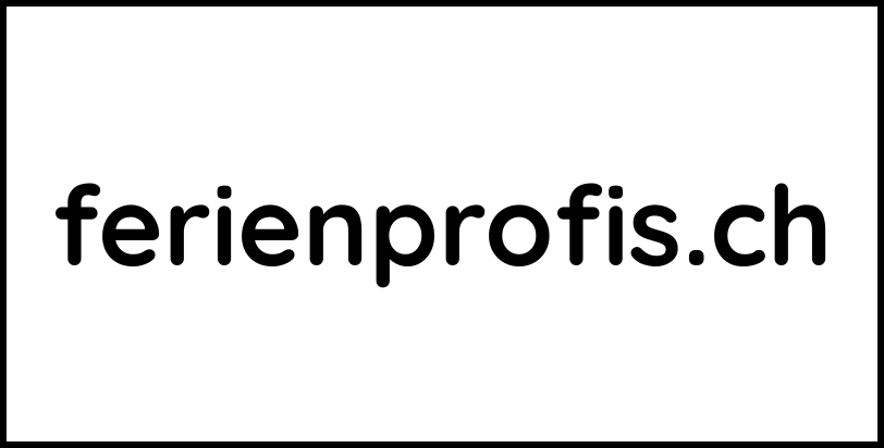 ferienprofis.ch
