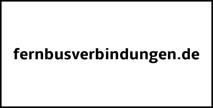 fernbusverbindungen.de