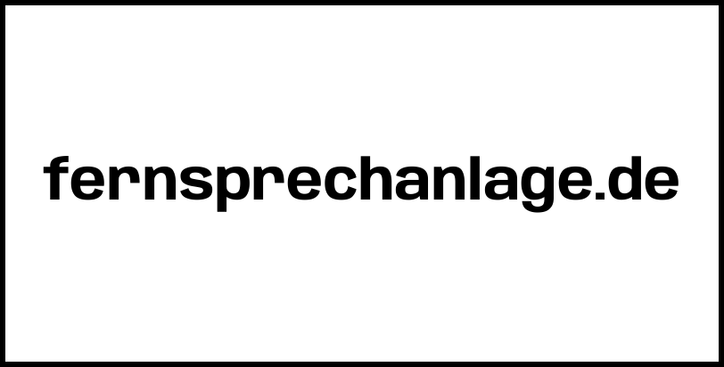 fernsprechanlage.de