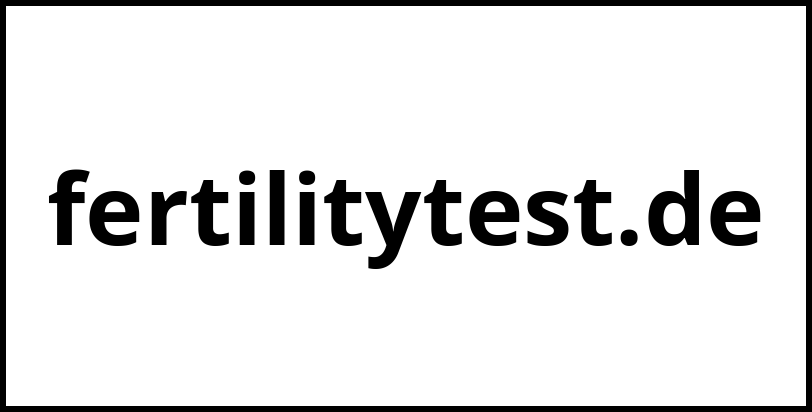 fertilitytest.de