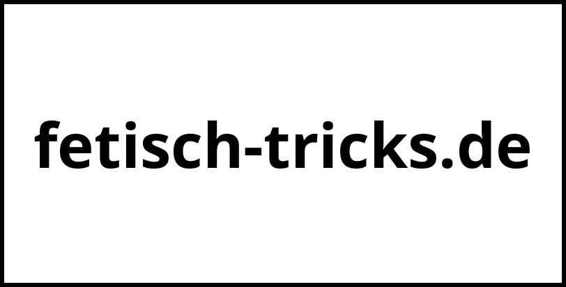 fetisch-tricks.de