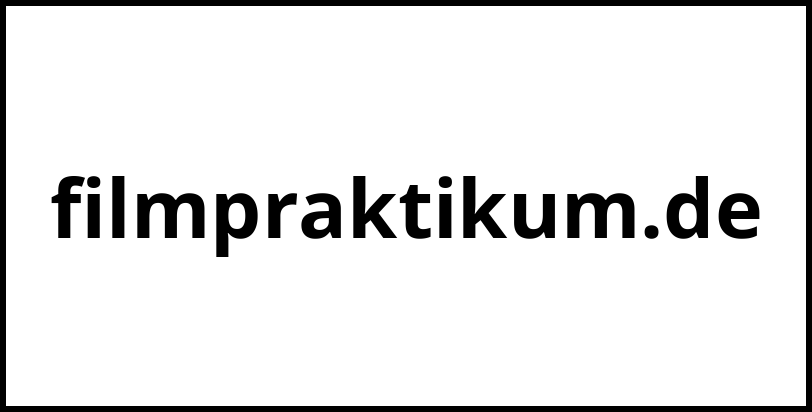 filmpraktikum.de