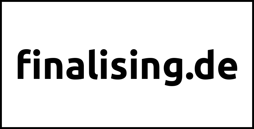 finalising.de