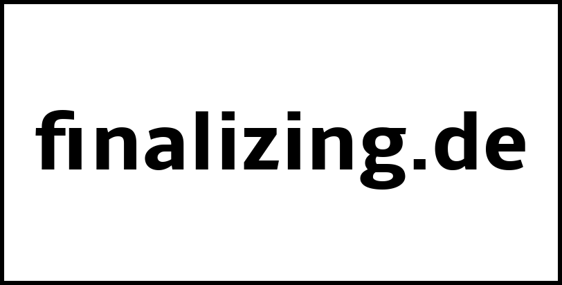 finalizing.de