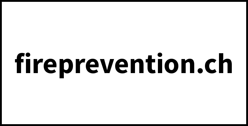 fireprevention.ch