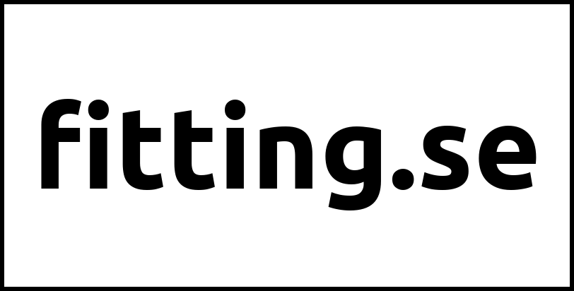 fitting.se