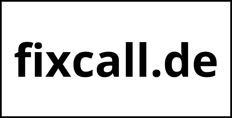 fixcall.de