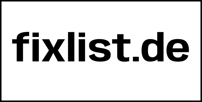 fixlist.de