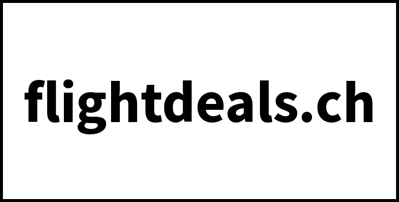 flightdeals.ch