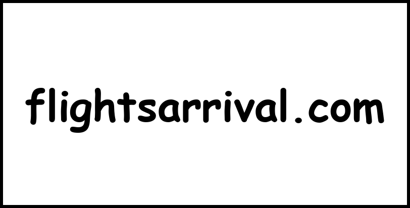 flightsarrival.com