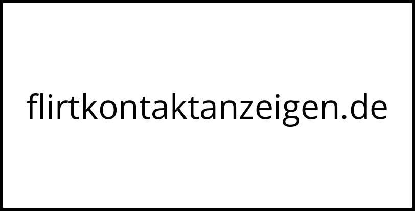 flirtkontaktanzeigen.de