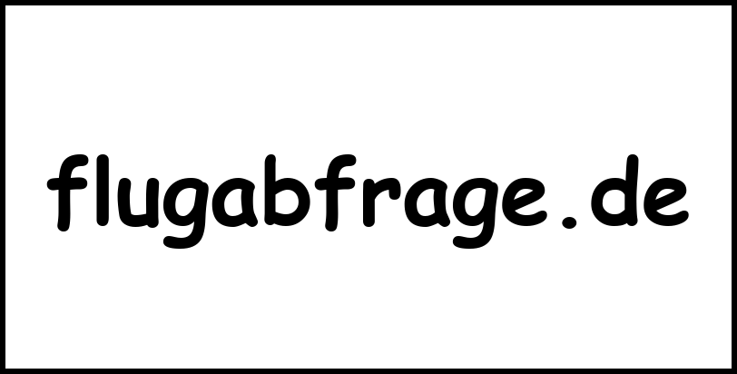 flugabfrage.de