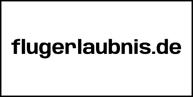 flugerlaubnis.de