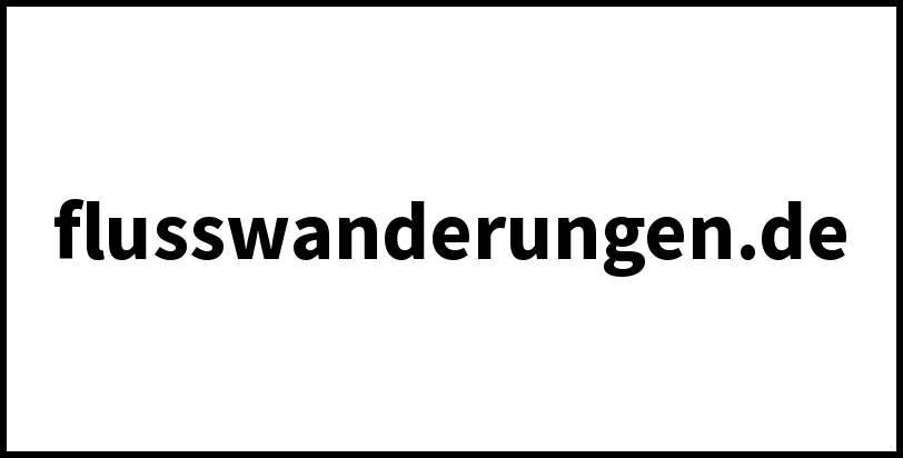 flusswanderungen.de